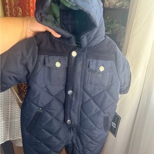 Rothschild Navy snow suit  Barn Quilt Pram